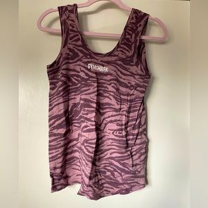 Gym shark animal graphic tank top